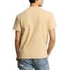 T-shirt Casual Girocollo Manica Corta Uomo Polo Ralph Lauren Colore Unico Ricamo Big Pony Beige Spiaggia MNPOTSH1N822176-250