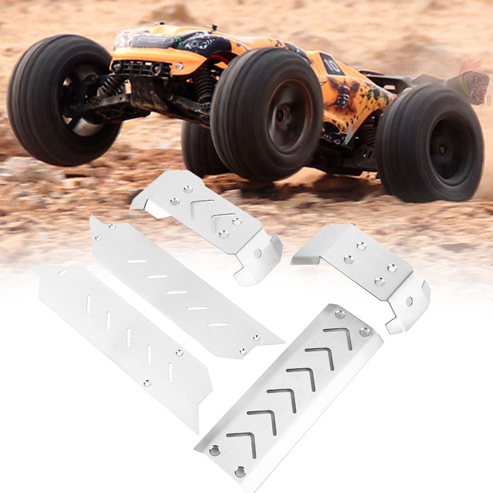 5Pcs Stainless Steel Chassis Guard Plate Board Protector Fit for TRAXXAS X MAXX 1 10 RC Car