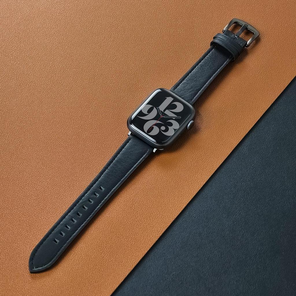 Compatibility: Apple Watch Ultra, Series 10/9/8/7/6, Ultra-Fiber Leather Strap