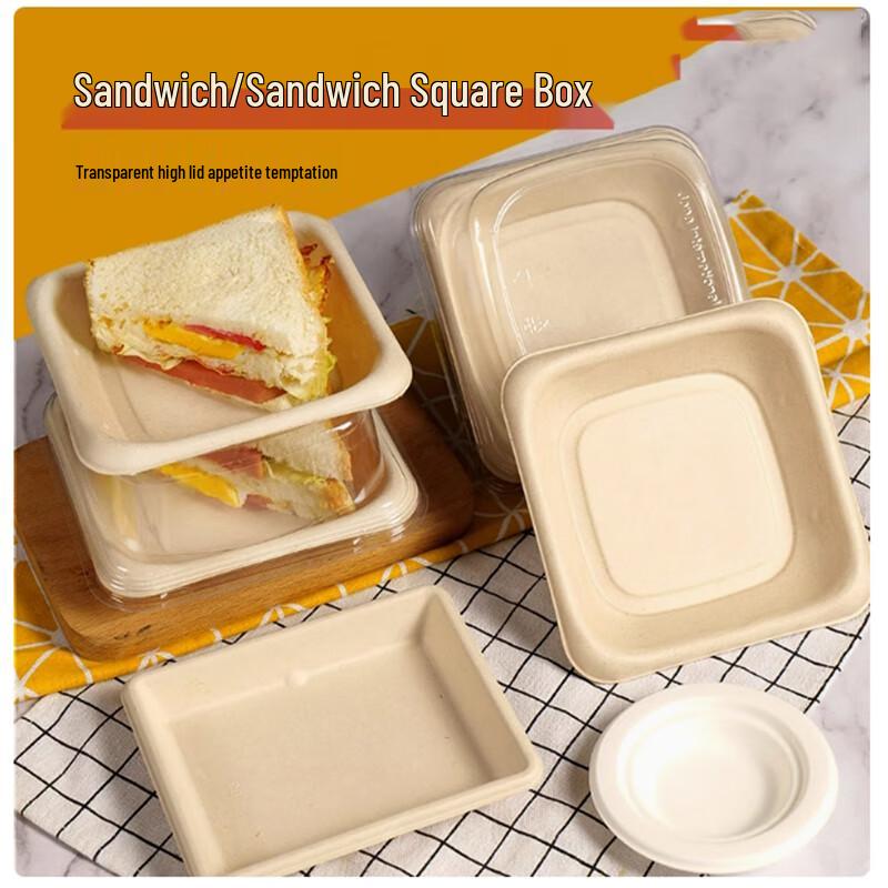 6-inch Disposable Cake & Burger Takeaway Box Set