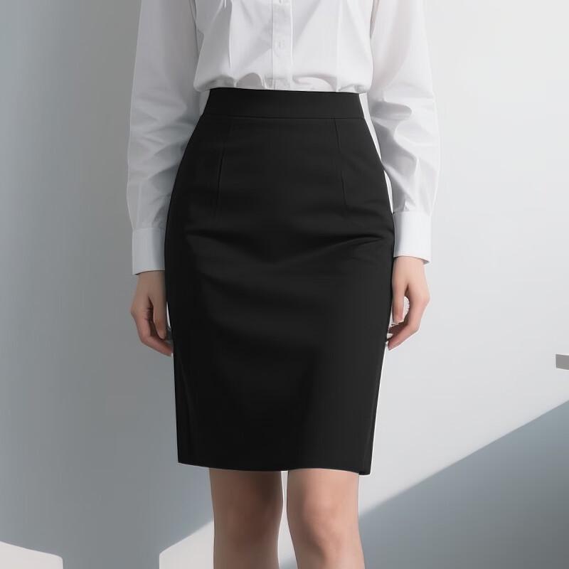 Women's Professional Anti-Wrinkle Mid-Length Pencil Skirt