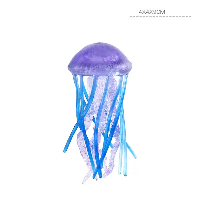 Of Simulation Marine Underwater Creatures Realistic Fun Jellyfish Soft Plastic Jellyfish Model Desktop Static Ornaments Kids Toy