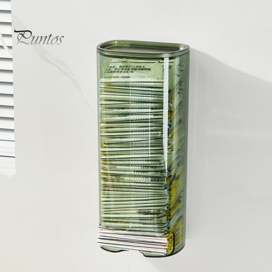 Wall Mount Storage Box Large Capacity Clear Visible Hollow Bottom Dustproof Multifunctional Socks Briefs Panties Underwear Organizer Holder Container