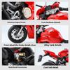 1/9 Skala Ducati Panigale V4S Off Road Motorsykkel Legering Støpt Motorsykkelmodell Lyd & Lys Skrivebordsdekorasjon Utstillingsserie Gaver