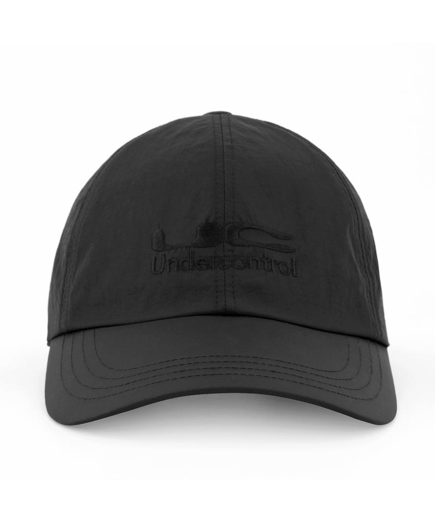 Eondeok Eonteulol Summer Nylon Long Brim Soft Top Deep Logo Ball Cap Unisex Baseball Cap Uc Duplex / Nylon B B / Black