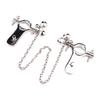 QKKQ Stainless Steel Animal Teeth Nipple Clamps With Adjustable Chain Breast Restraints Female Masturbation Sex Toys BDSM Slave