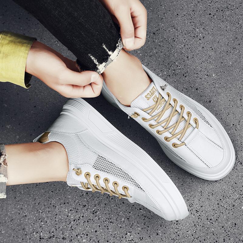 Fashion 2025 Trendy Original Vulcanized Shoes for Men Luxury Brand Male Casual Shoes Thick-soled Non-slip Sneakers Hot Selling Skate Sho