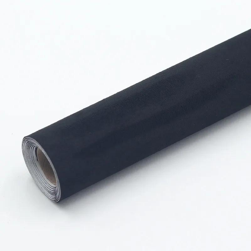 Luxury Faux Suede PU Self Adhesive Leather for Car Interior Sofa Garment Sticker Patches Jewelry Box DIY Velvet Leather Fabric