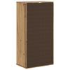 ODDA Side Table Cabinet 40 X 24 X 79 Cm Solid Pine Wood