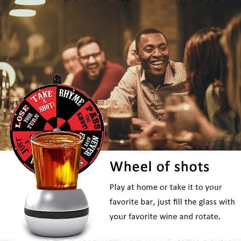 Funny Rotating Game Board Spin Lucky Wheel Arrow Board Game  Drinking Family Party