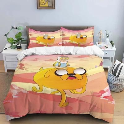 Cartoon Adventure Time Finn And Jake Duvet Cover Comforter Bed Single Twin Full Queen Size 3d Youth Girl Boys Gift