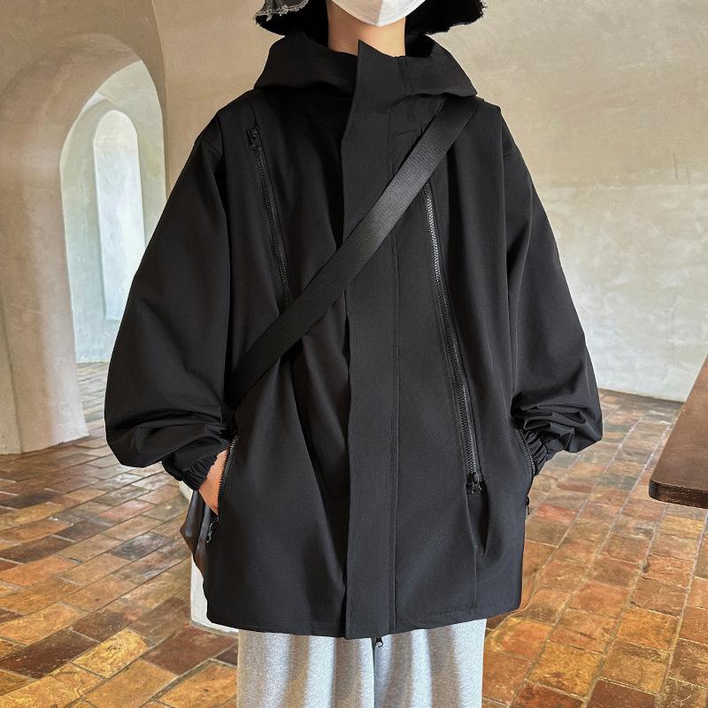 Mäntel Herrenjacken Frühling und Herbst Trendy Casual Fashion Jugend Kapuzen Outdoor Sportjacken Herrenbekleidung