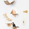 Cat Tree Pet Climbing Frame Wall Mounted Cat Nest Sisal Cat Scratching Post Clouds Jumping Platform Eco-friendly Wooden