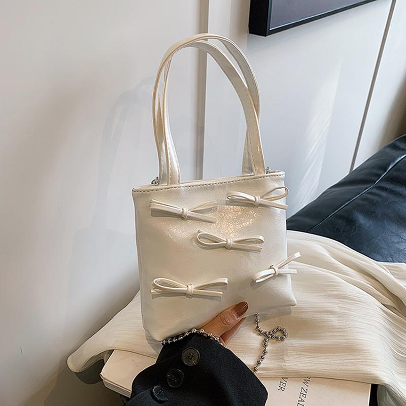 

Милая сумка-ведро дуга для женщин универсальные сумки на одно плечо с цепочкой однотонные сумки сумки для девочек новая мода