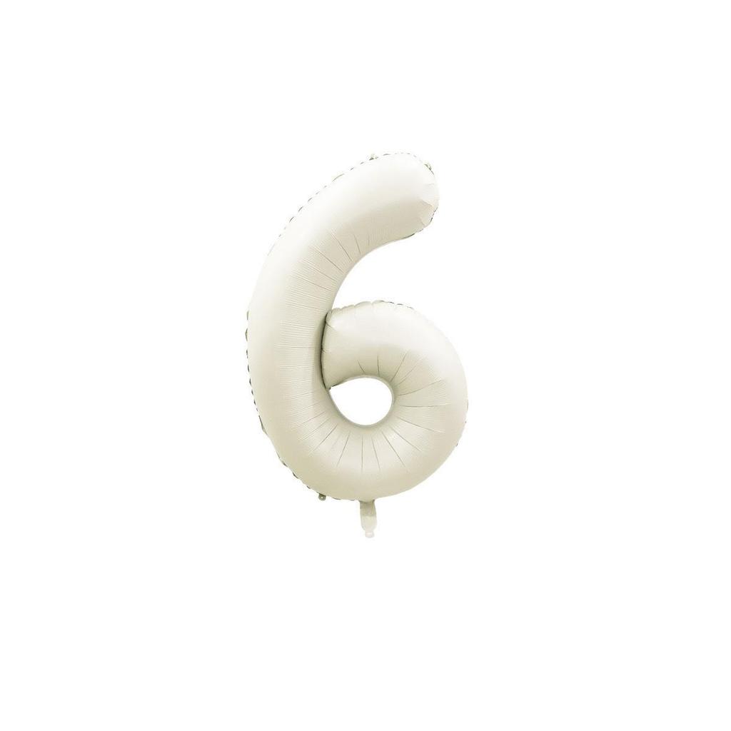 32-Inch Gradient Color Aluminum Foil Number Balloons - US Version