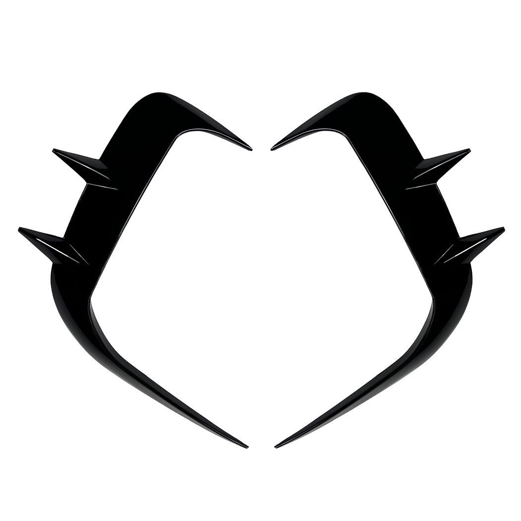 

Сплиттер спойлера переднего бампера из углеродного волокна для BMW 5 серии i5 G60 G61 2025+ M Sport Декоративная накладка на противотуманные фары аксессуар чёрный