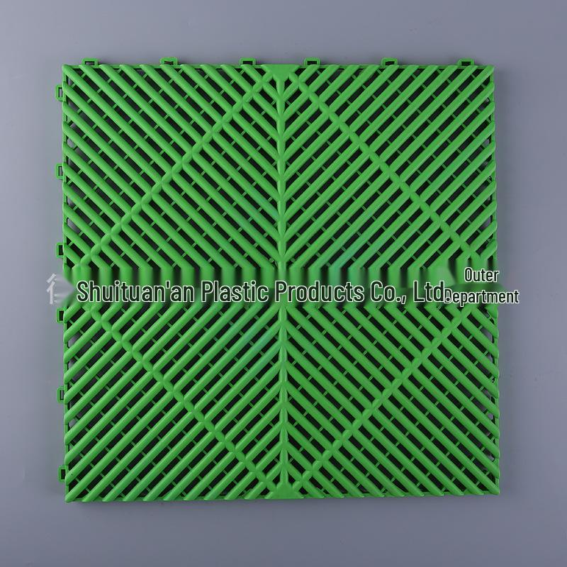 Car Wash Room Floor Grid - 4cm Garage Tile Floor Mat 4S Shop Grid Mat
