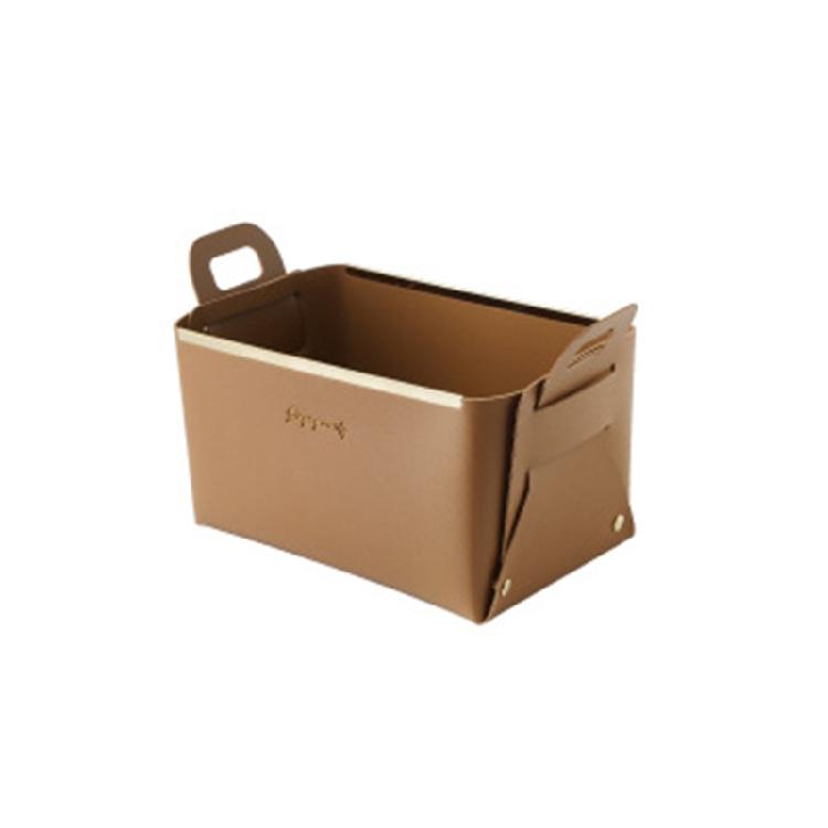Creative Leather Storage Boxes Small Things Collection Help You to Save Spac