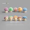 New Mini Cute Flocking Mushroom Stress Relief Healing Computer Desktop Screen Decorations Workstation Accessories Figurines