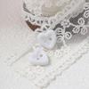 20 Pieces Cute Mini Heart Plastic Buttons Sewing Supplies for Women's Cardigans Blouses & Children's Garments DIY Button Craft