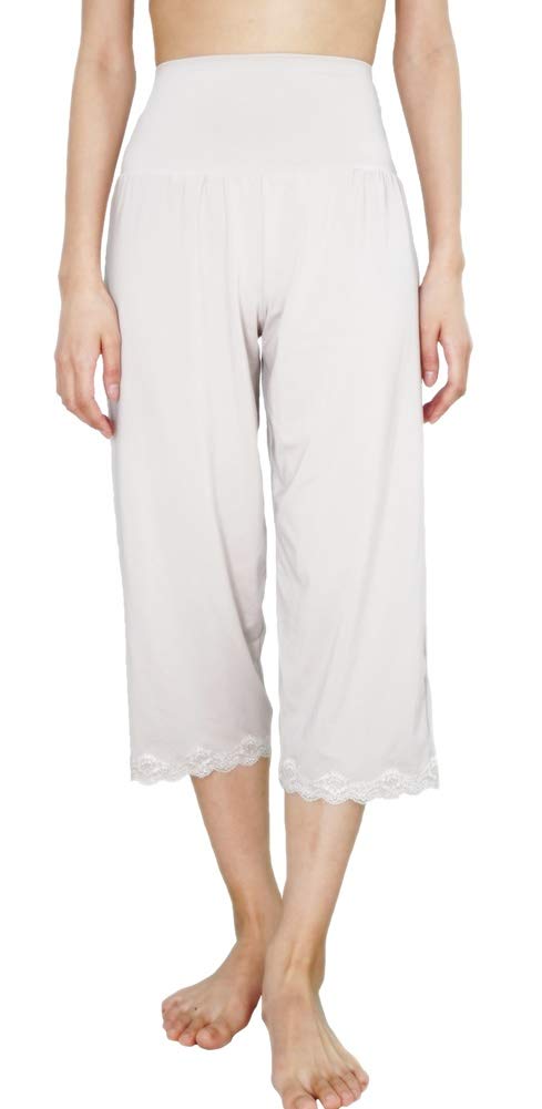 

Теплая нижняя юбка с мягким животиком, кюлоты типа S, цвет серый 2407 [Jaconne], (Длина 75см)