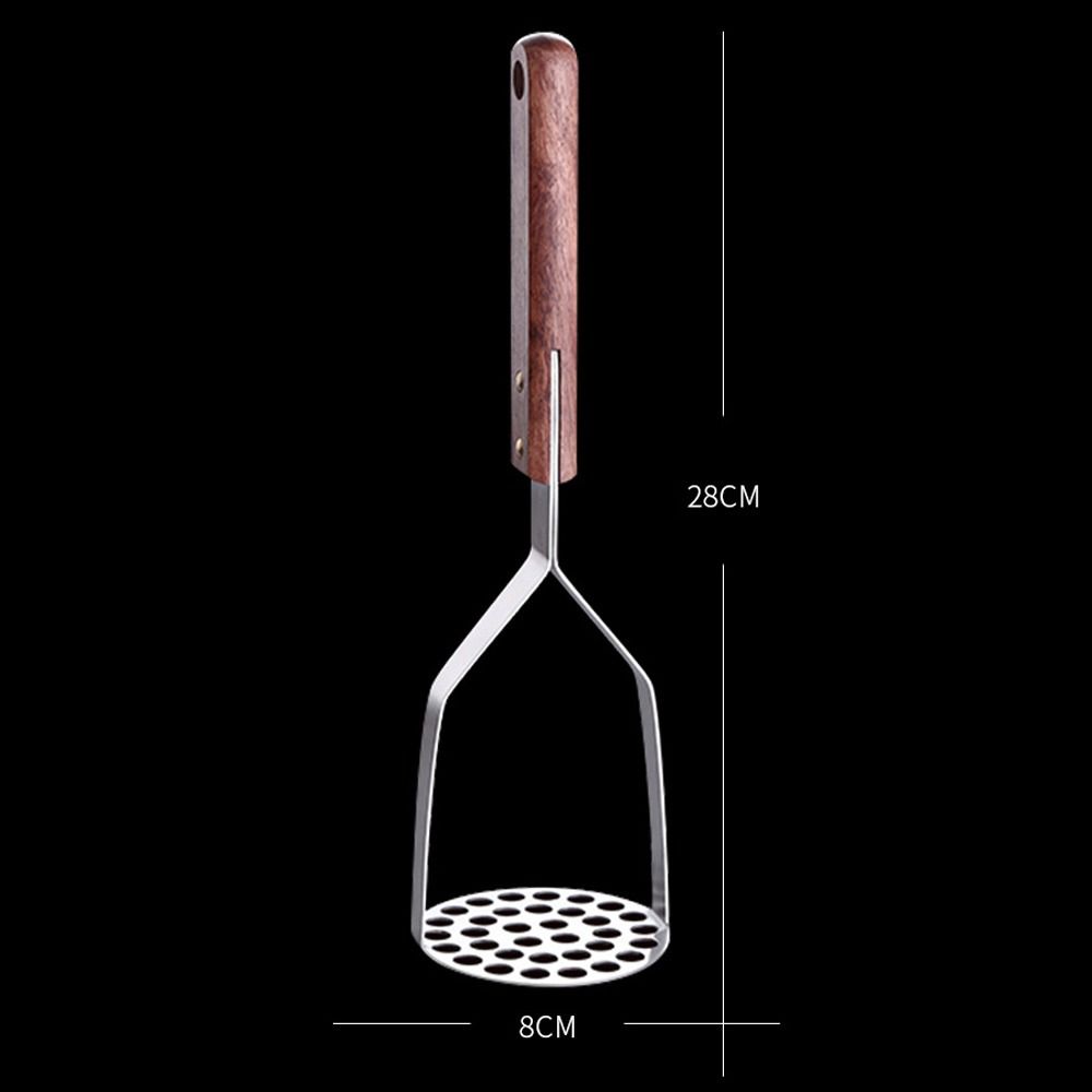 Home Manual Stainless Steel Potato Masher Pressed Pumpkin Rice Smooth Mashed Crusher Fruit Vegetable Press Gold Kitchen Gadgets