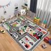 Children's Play Carpets Carpet for Living Room Big Size Traffic Route Map Decoration Home Bedroom Rugs Room Decor Floor Mats