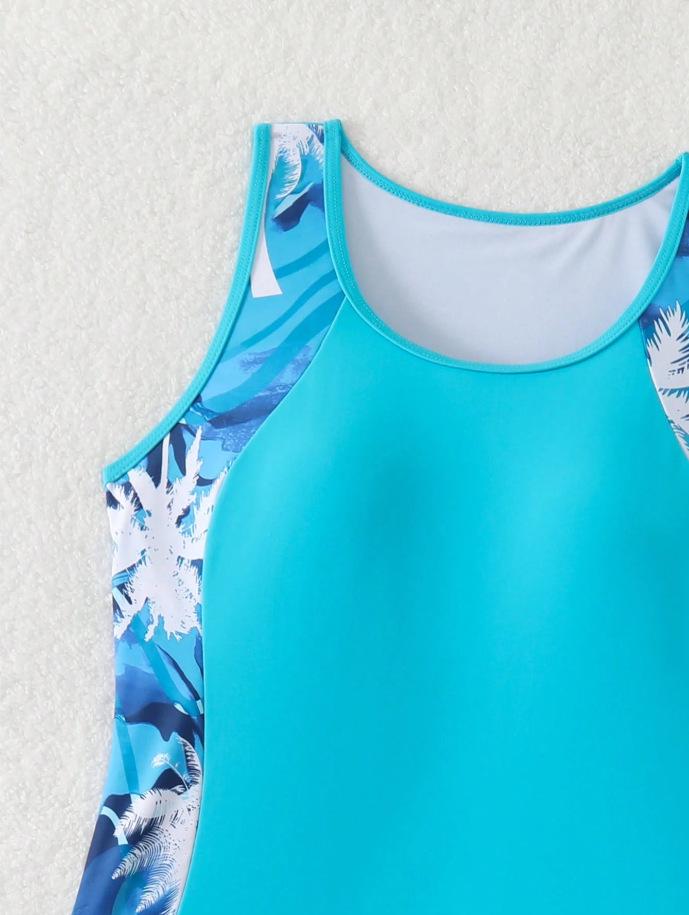 2026 Women's Tankini: High-Waisted Skirted Two-Piece Swimwear