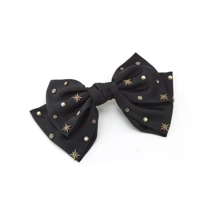 Signature Etoile Satin Big Ribbon Hairpin