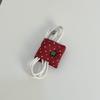 Polka Dot Pattern Desktop Cable Organizer Fabric Cord Storage Clip Date Cable Winder  Women Girls