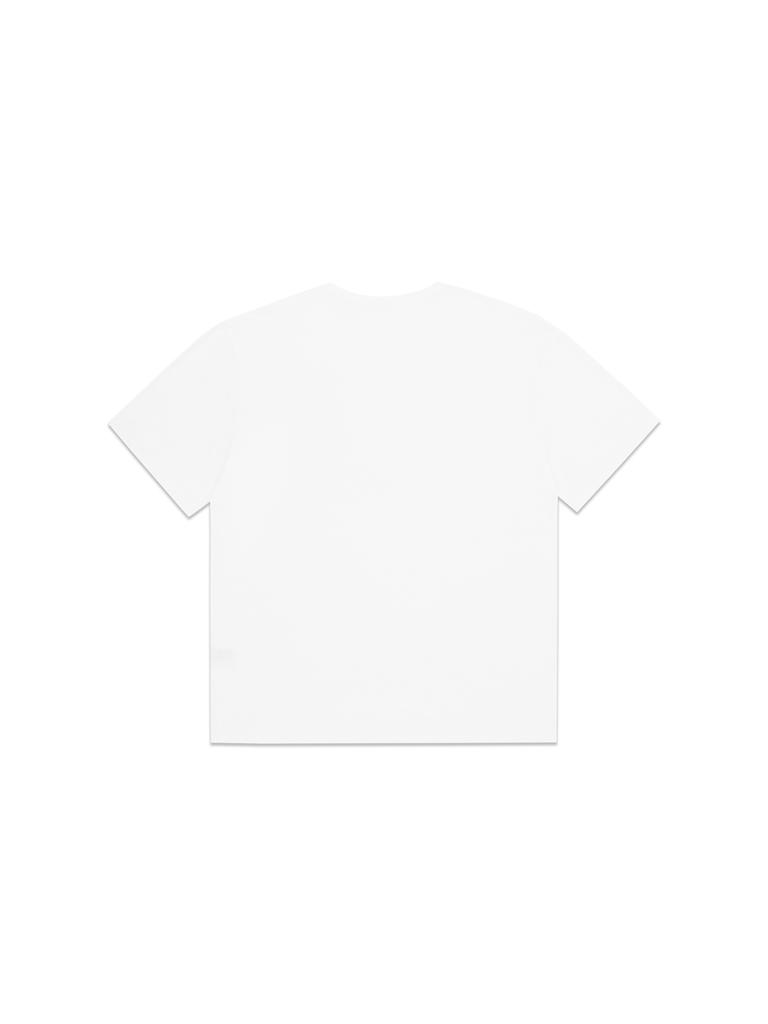 GOZER Under V-Neck Half T-Shirt_White