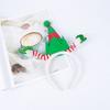 Cute Christmas Hat Tree Headband with Glitter Funny Hat Hair Hoop Novelty Party Headdress Headwear Party
