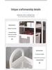 Movable Bathroom Storage Rack with Baskets and Handrails