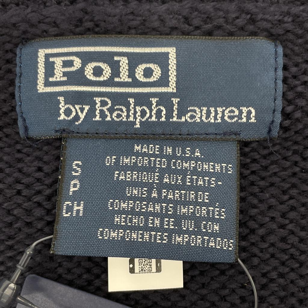 POLO RALPH LAUREN Navy Stars and Stripes Iconic Flag Knit Sweater tops NavyUsed