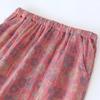 2026 Spring/Summer New Women's Sleeping Pants 100% Cotton Jacquard Cute and Fresh Flower Pants Loose Closing Home Pants Ladies