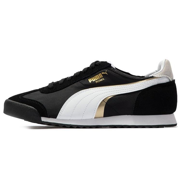 PUMA Roma OG Nylon Double FS - Black Gold Men s 390634-01 EU 37