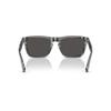Burberry Trendy Statement Plate Frame Square Sunglasses Unisex Couple Style