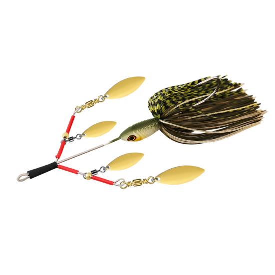 

13CM/27G силиконовая юбка рыболовная приманка с вращающимся лезвием крючком цветные усы свимбейт искусственная приманка аксессуары для соленой и пресноводной рыбалки