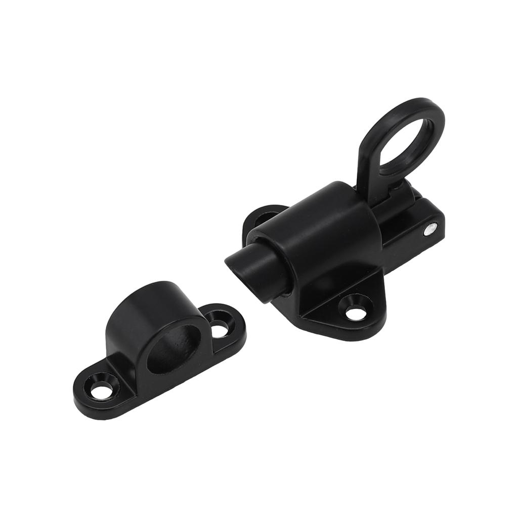Bolt Latch Lock Pull 2 Color Aluminum Black Door Gate Ring Security W/ Screws Window 2019 High quality Hot sale