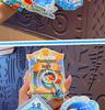 Genuine Crayon Shin-chan Wonderland Abyss Luminous Mirror Keychain & Decompression Toy Bag Charm