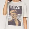 David Bowie 1973 Ziggy Stardust Tour Concerti Maglietta Vintage, Bowie Rebel Song Anni '70, Maglietta Bootleg Bowie Rock Music, Maglietta David Bowie Rebel T-shirt
