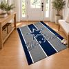 Dallas Cowboys Custom Name Personalized Rug Non‑Slip Doormat Floor Carpet Housewarming Birthday Gift for Family Friends