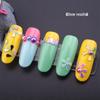 Transparent Acrylic Nail Art Display Strips - 50 Pieces for Salon