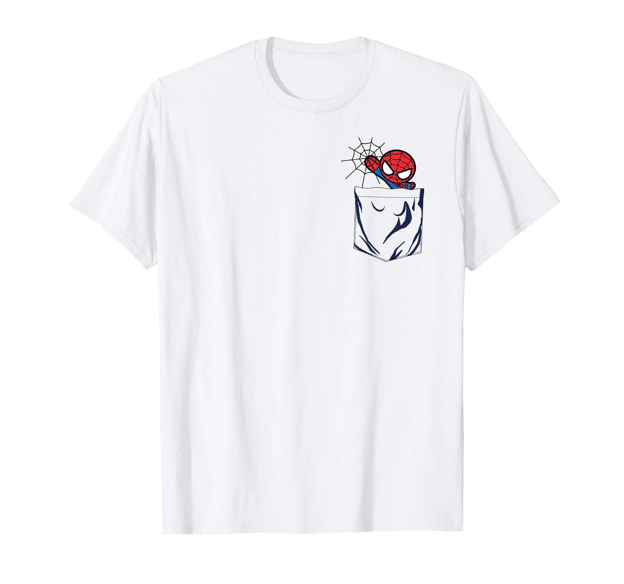 

Marvel Spider-Man Left Chest Pocket T-Shirt
