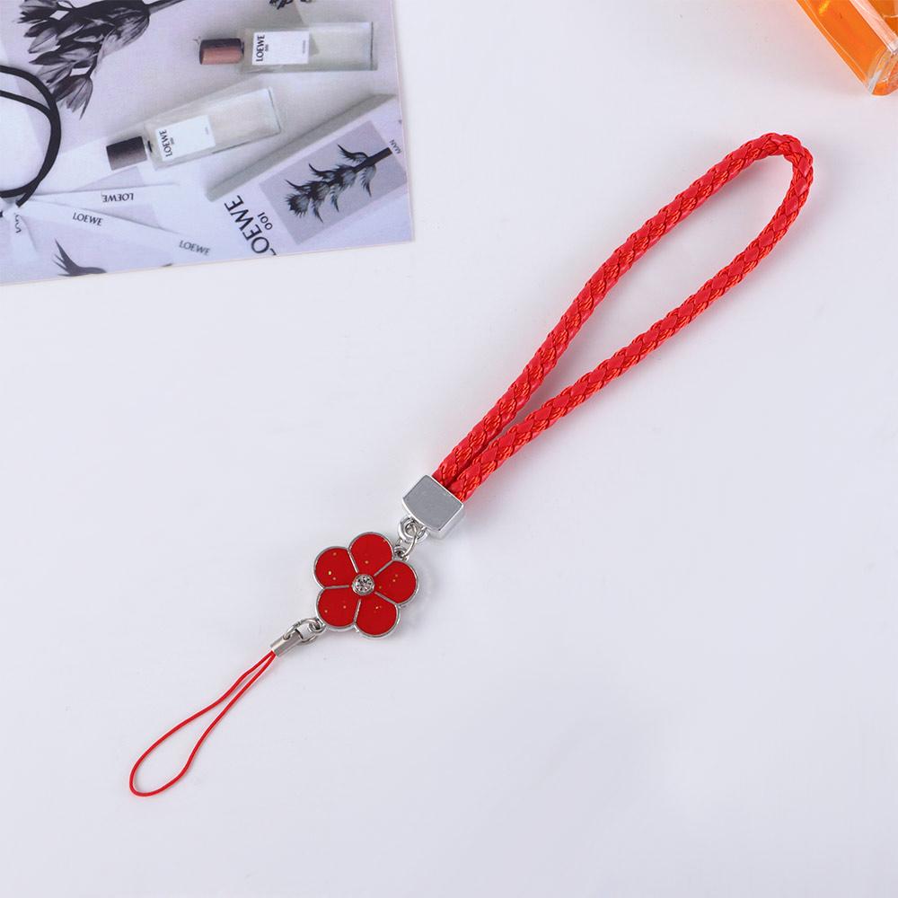 Flower Hang Rope Hanging Cord Mobile Phone Lanyard Keychain Cell Phone Lanyard Mobile Phone Strap