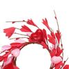 Valentine's Day Wreath for Front Door,Decorative,Valentines Decor with Heart Window Anniversary
