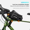 Bike/Bicycle Phone Front Frame Bag with TPU Touch-Screen and Sun-Visor Top Tube Bike Bag Bike Frame Bag for MTB Road Bikes