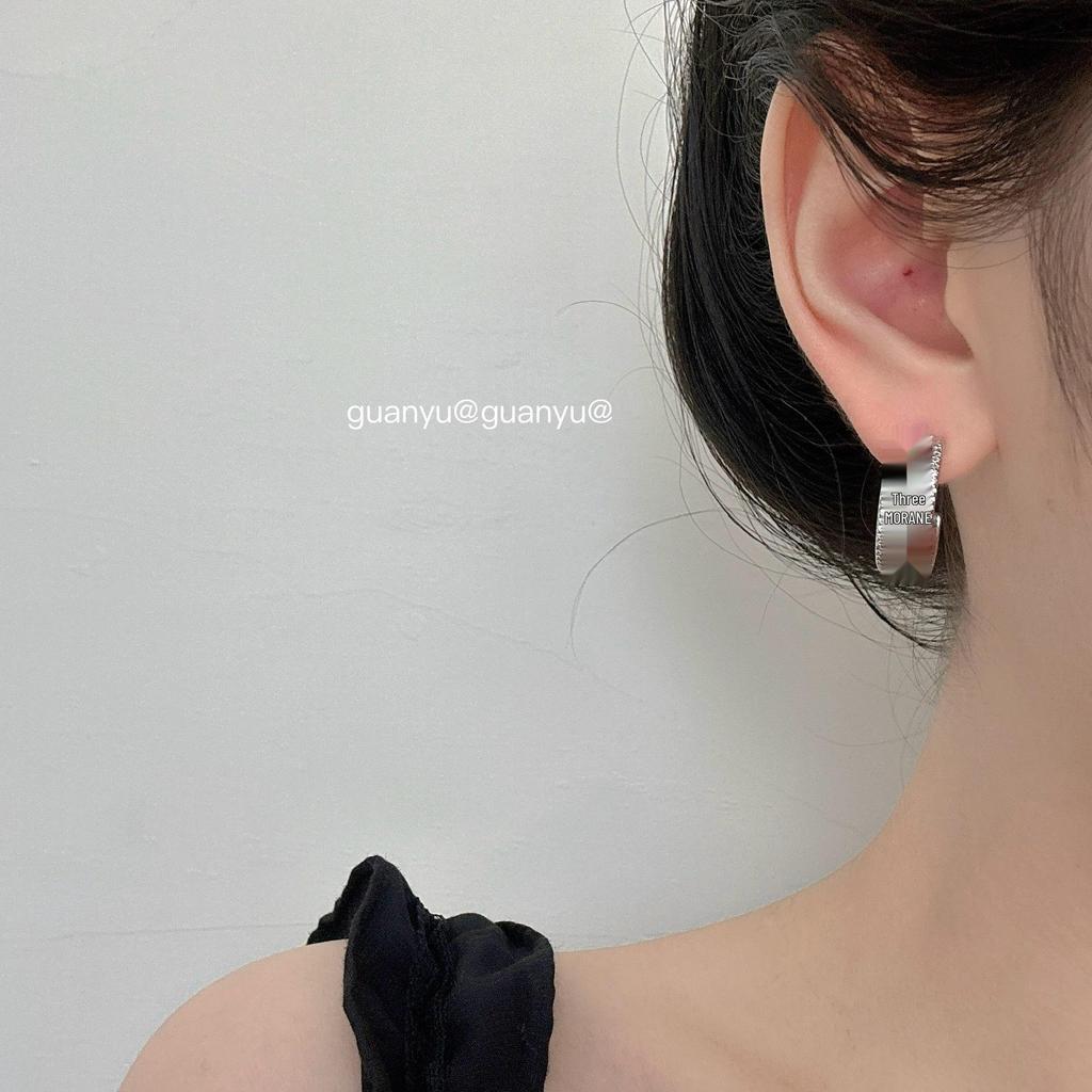 High-End Zircon Letter Stud Earrings: Elegant, Versatile Women's Jewelry