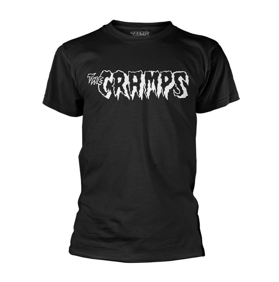 The Cramps Logo Black T shirt - NEW S