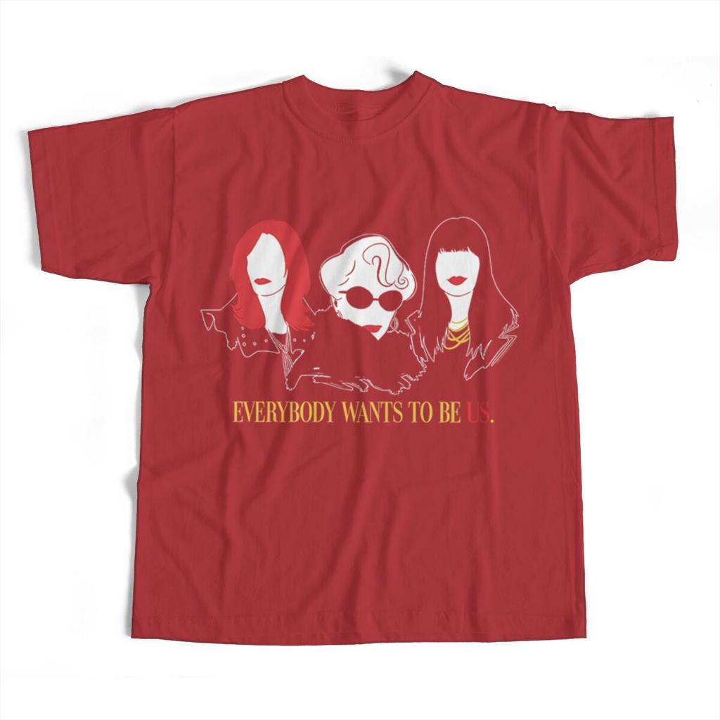 Harajuku American Style Retro Movie TShirt Women Classic Satirical Quotes Tees Crewneck 100 Cotton Streetwear